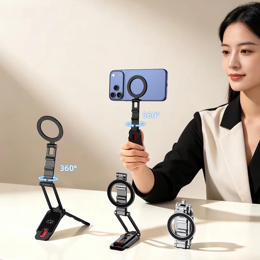 Desk Accessories - Tripod Ponsel Magnetik untuk iPhone 18