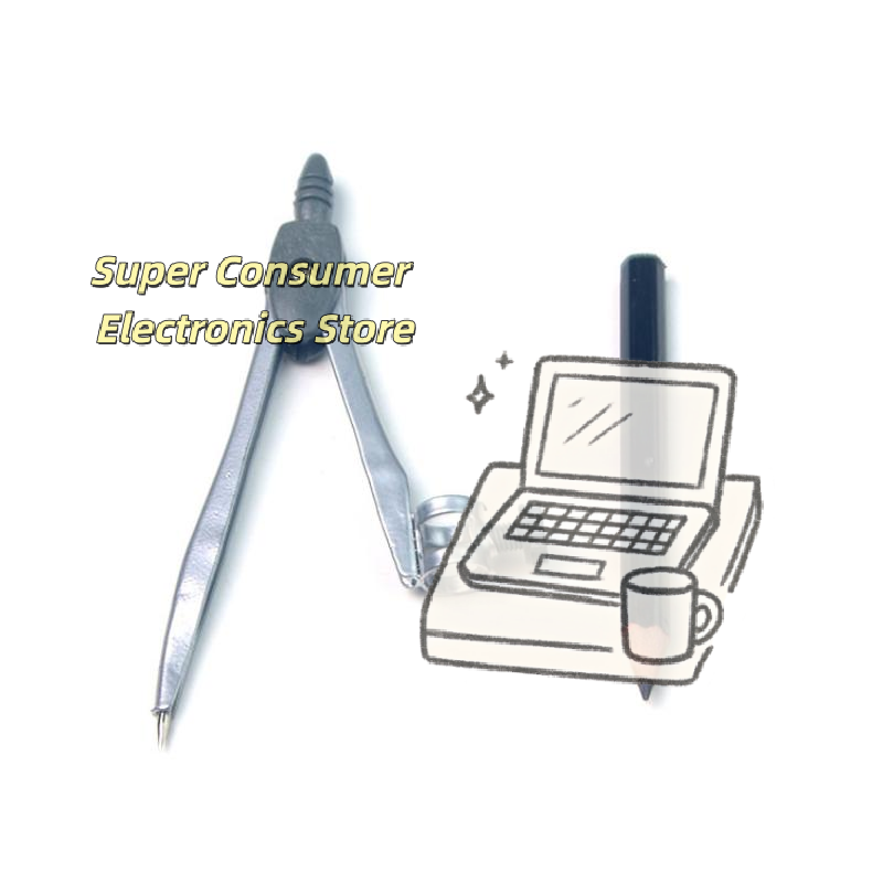 Set Kompas dengan Pengunci Log - Math Geometry Set With Compass ulasan dan harga