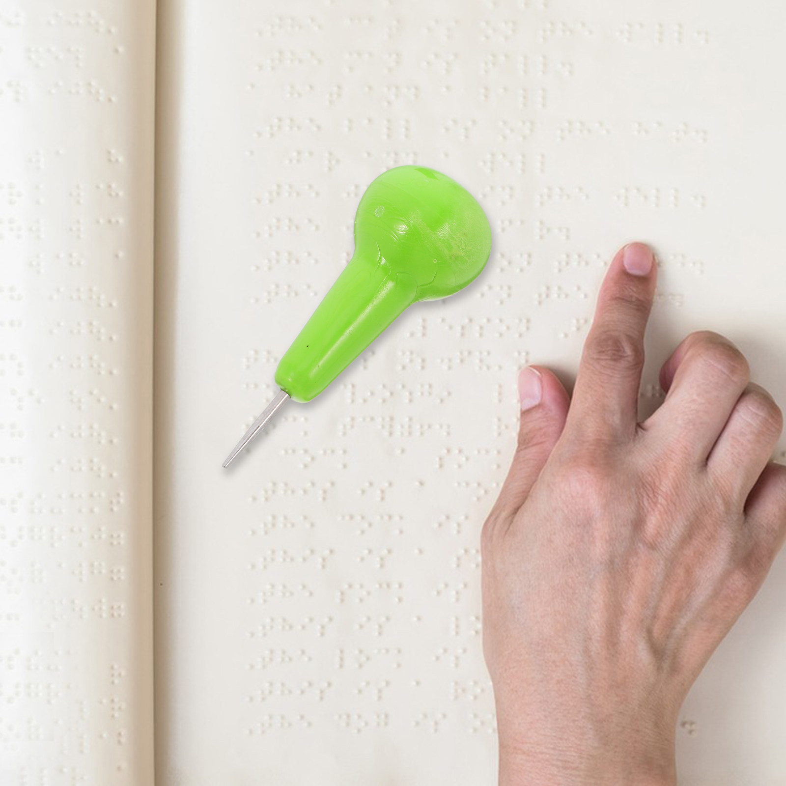 Pena Tulis Braille Hijau, Alat - Writing Tools ulasan dan harga