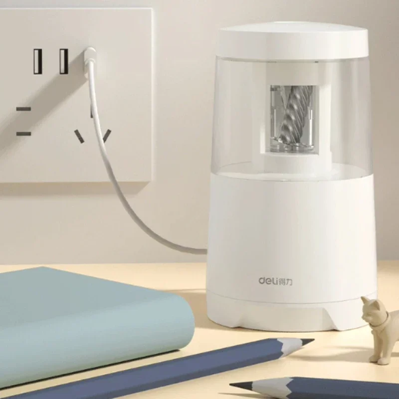 Pengasah Pensil Elektrik Deli, - Electric Pencil Sharpener Usb ulasan dan harga
