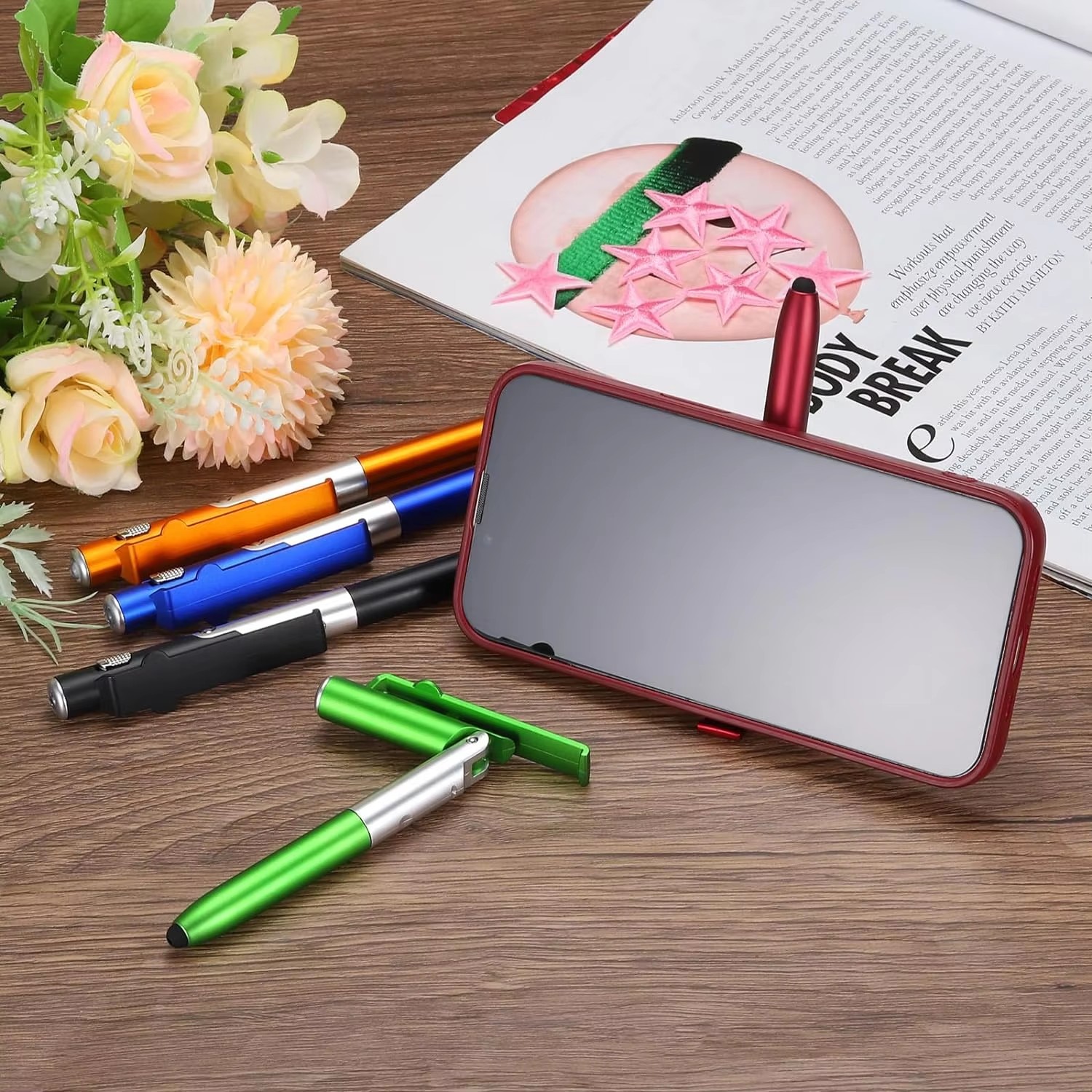 Pena Bolpoin Multifungsi 4-in- - Writing Tools ulasan dan harga