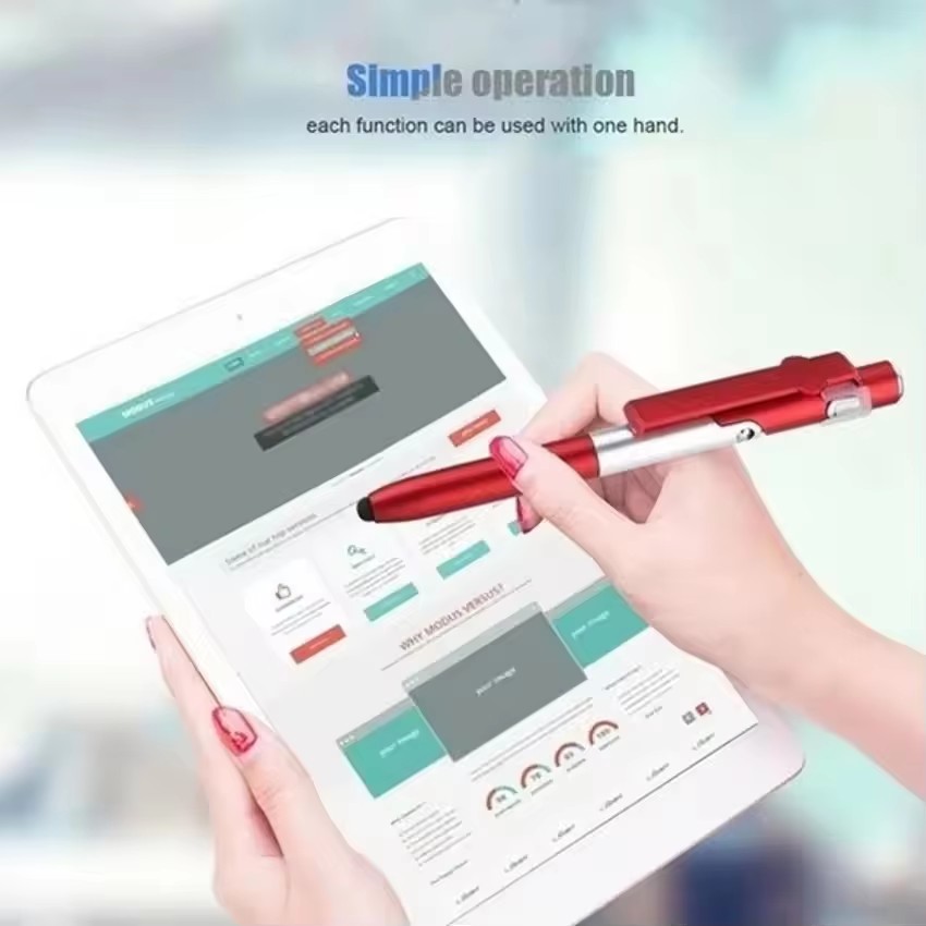 Pena Bolpoin Multifungsi 4-in- - Writing Tools ulasan dan harga