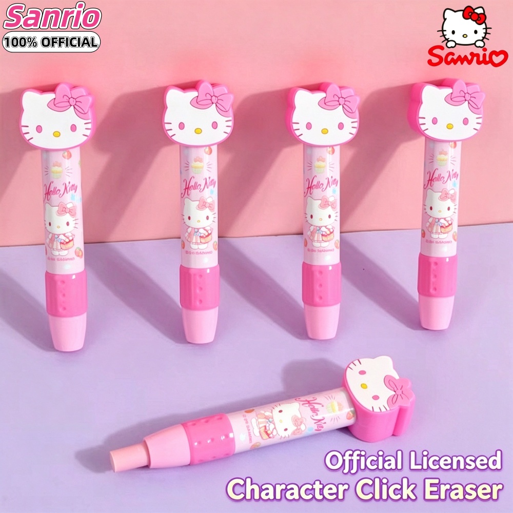 Penghapus Karet Model Pena San - Retractable Eraser Pen Click ulasan dan harga