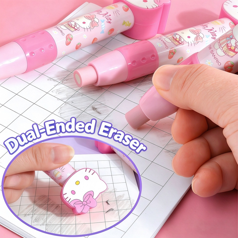 Penghapus Karet Model Pena San - Retractable Eraser Pen Click ulasan dan harga