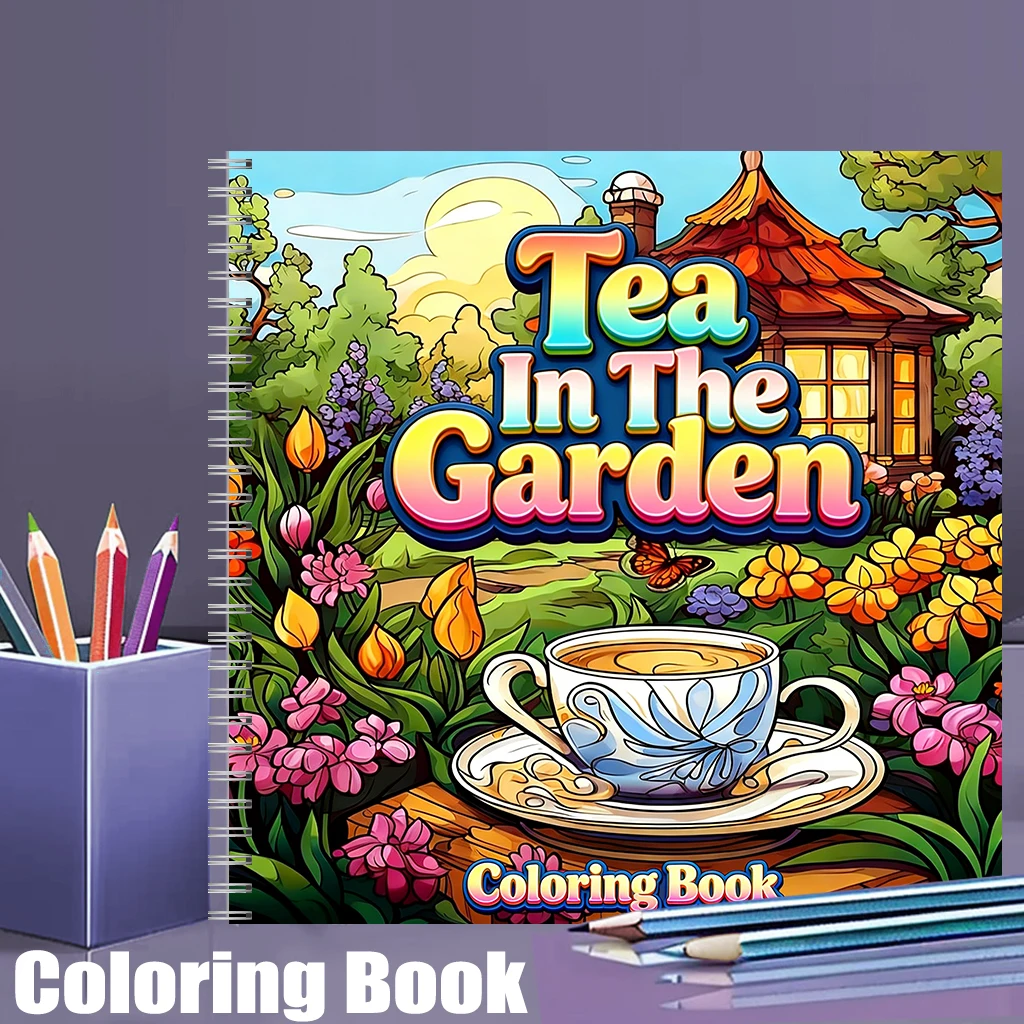 Buku Mewarnai Tea In The Garde - School Supplies ulasan dan harga